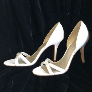 New Aerin white satin wedding sandals Nordstrom, 7